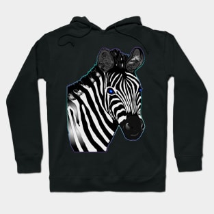 Zebra Portrait Hoodie